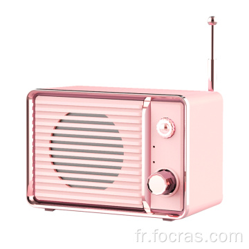 Rechargeable Retro TV haut-parleur mini-haut-parleur vintage